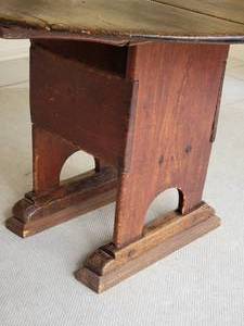 lot 17 image: Stunning Antique Primitive Tilt-Top Table