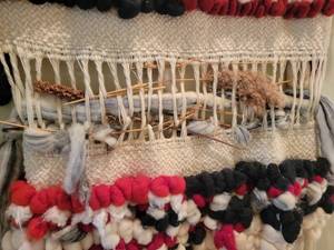 lot 24 image: Amazing Fine Art Textile Wall Hanging