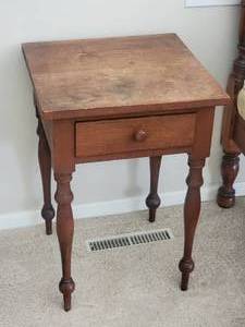 lot 106 image: Rustic Farmhouse Side Table