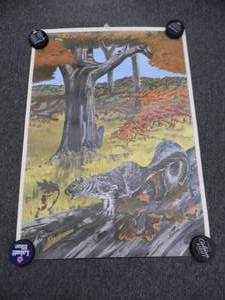 lot 29 image: RARE - VINTAGE 1974 ADVANCED TRAINING SYSTEMS TARGET COVERS POSTER - ST. PAUL MINN. - WATTPETERSON INC - SQUIRREL, SQUIRREL HUNTER - NICE - APPROX 25 By 36 - SEE PICTURES