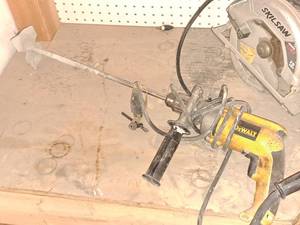 lot 101 image: DeWalt VSR 12 Drill DW235G with Mixing Paddle