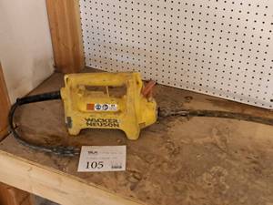 lot 105 image: Wacker Neuson Concrete Vibrator