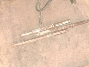 lot 60 image: Lot of (3) Moil Point Breaker Jackhammer Bits