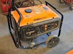 lot 62 image: Generac Power Rush Gas Portable Generator GP3600