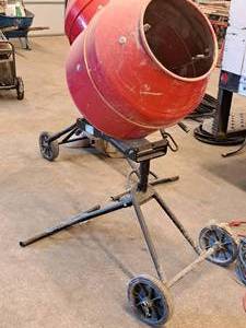 lot 65 image: Pro Force Rolling Cement Mixer GMH105890