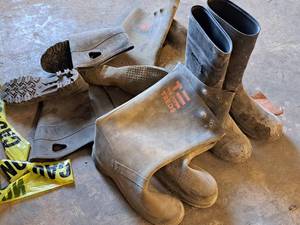lot 282 image: Lot of (4 Pair) Rubber Boots