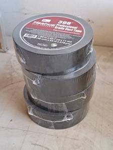 lot 290 image: Lot of (4 Rolls) Nashua Tape Products 398 Professional Duct Tape 1.89x60.1ydx11mil (New)