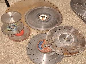 lot 182 image: Lot of (7) Assorted Saw Blades (used)