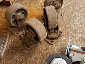 lot 302 image: Lot of (4) 5 Caster Wheels