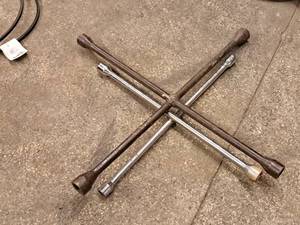 lot 328 image: Lot of (2) Automotive Wheel 4-way Lug Wrenches