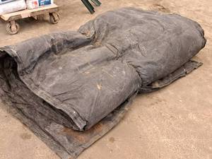 lot 9 image: Lot of (2) Concrete Blankets 25x8