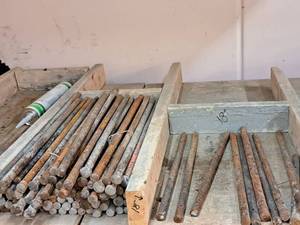 lot 358 image: Lot of (90) Cement Spikes