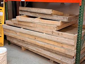 lot 377 image: Lot of (7) Wood Concrete Forms with (8) Extra Pieces Various Styles and Sizes
