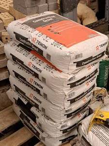 lot 383 image: Lot of (6) Tenon 50lb-bag Construction Grout