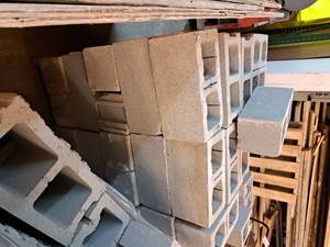 lot 397 image: Lot of (65-70) Construction Blocks 15-34x7-12x7-12