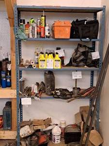 lot 399 image: Metal Storage Shelving Unit
