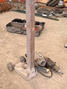 lot 37 image: Black & Decker Two-speed Cement Coring Drill with Drill Stand