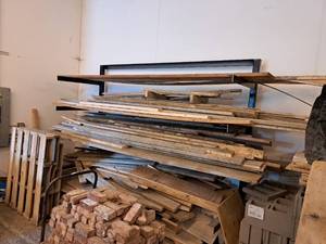 lot 35A image: Metal Storage Rack 120x40x96