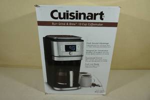 lot 14 image: Cuisinart Burr Grind & Brew 12-Cup Coffee Maker