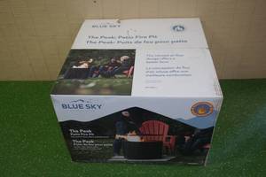 lot 16 image: Blue Sky The Peak Smokeless Patio Fire Pit with Spark Screen