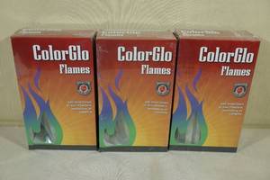 lot 17 image: 3 Packs ColorGlo Flames