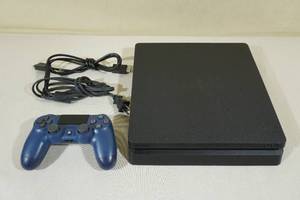 lot 36 image: Sony PlayStation 4 Game Console with Controller - 1 TB