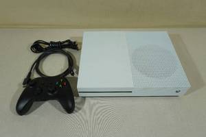 lot 37 image: Microsoft XBOX One S Game Console with Controller - 500 GB