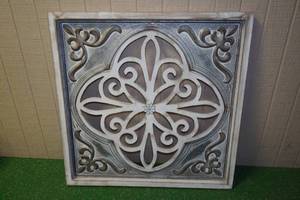lot 124 image: Wood and Metal Wall Art