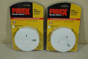 lot 144 image: 2 FireX Smoke Alarms