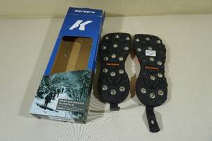 lot 168 image: Korkers Interchangeable Sole System -Triple Threat Carbide Spike, Size 11.5-12