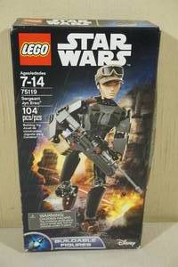 lot 185 image: Star Wars Lego Buildable Figures