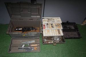 lot 238 image: 3 Tool Boxes with Assorted Tools