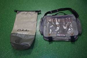 lot 247 image: Cabelas Boundary Waters Roll-Top Dry Bag with Seat Locker Bag
