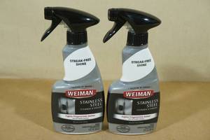 lot 292 image: Two 12oz Bottles Weiman Stainless Steel Cleaner and Polish