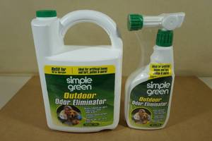 lot 295 image: 32oz Simple Green Outdoor Odor Eliminator Sprayer with 1 Gallon Refill