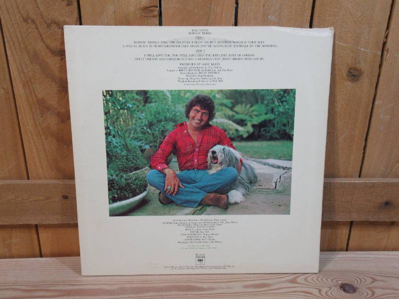 lot 96 image: Mac Davis - Burnin Thing - 1975 - Vinyl Record