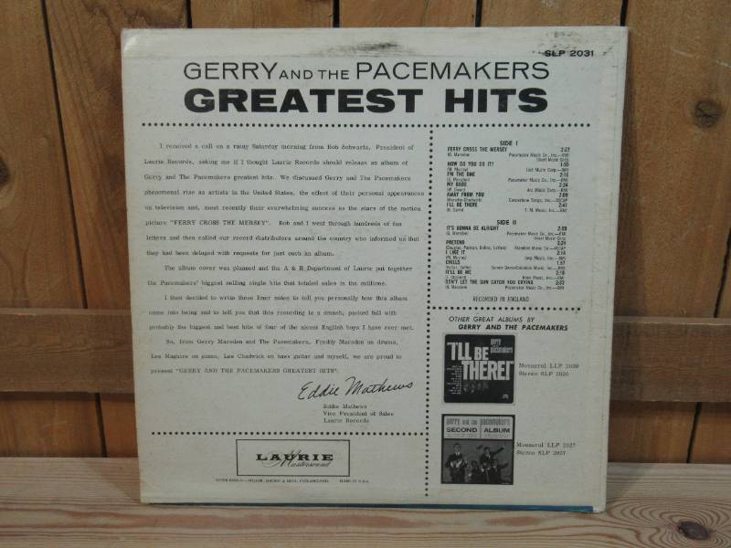 lot 104 image: Gerry and the Pacemakers - Greatest Hits - 1965 - Vinyl Record