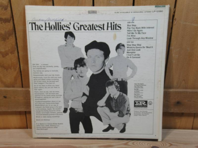 lot 114 image: The Hollies - The Hollies Greatest Hits - 1967 - Vinyl Record