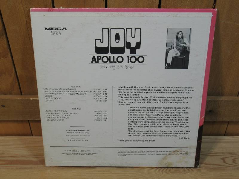 lot 128 image: Apollo 100 - Joy - 1972 - Vinyl Record