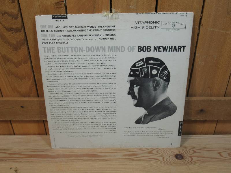 lot 319 image: Bob Newhart - The Button-Down Mind of Bob Newhart - 1960 - Vinyl Record