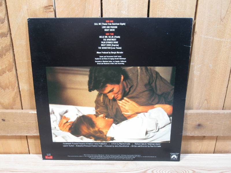 lot 320 image: American Gigolo - Original Soundtrack - 1980 - Vinyl Record