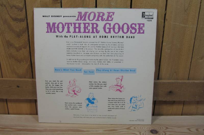 lot 338 image: More Mother Goose - Walt Disney - 1962 - Vinyl Record