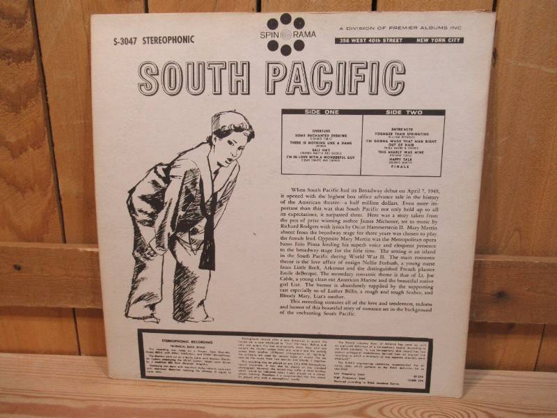 lot 383 image: Al Goodman & His Orchestra - South Pacific - 1949 - Vinyl Record