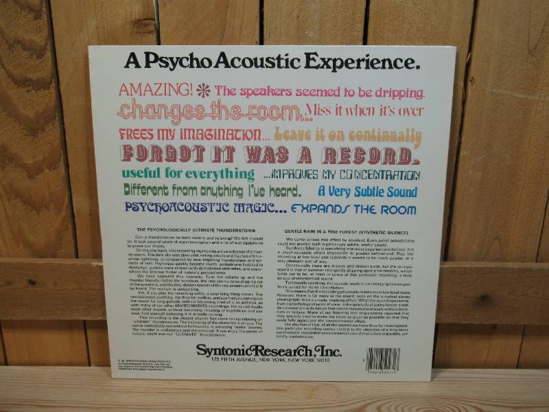 lot 384 image: Environments - Totally New Concepts in Sound (disc 4) - 1974 - Vinyl Record