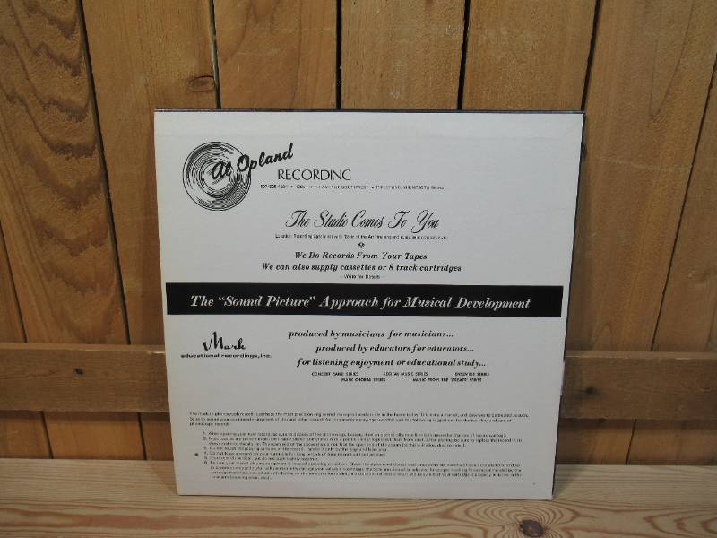 lot 385 image: Northwest Iowa Honor Band Festival - Twenty Second Annual - 1977 - Vinyl Record