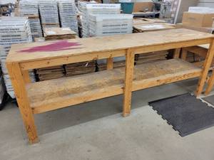 lot 30 image: Wood Work Bench