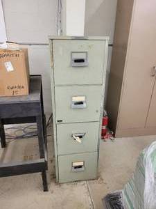 lot 54 image: Fireproof File Cabinet