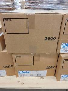 lot 78 image: (2) New Cases of Blank Anchor White Wove #9 Envelopes - 3-78 x 8-78 - Each case is 2500 Envelopes