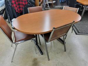 lot 34 image: Conference Room Table and (4) Chairs