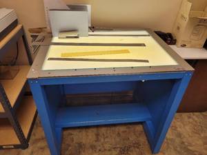 lot 36 image: ROCONEX Model No. PST-31S Light Table and Assorted Straight Edges - WORKS